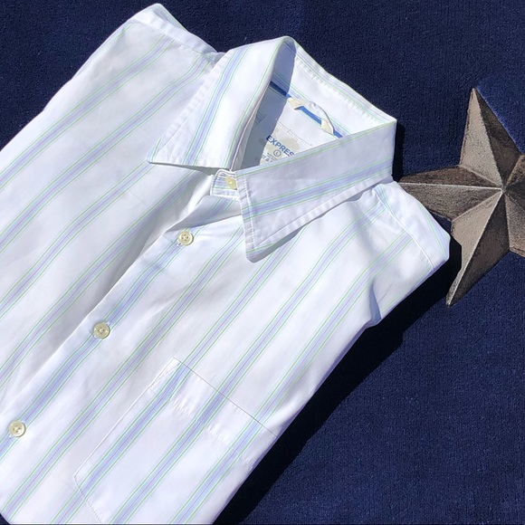 💼 Express Spring Striped Shirt - Picture 5 of 8